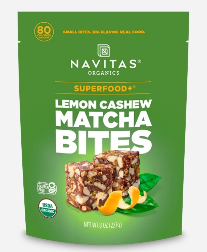 Navitas Super Food + Lemon Cashew Matcha Bites 11 Servings 8oz