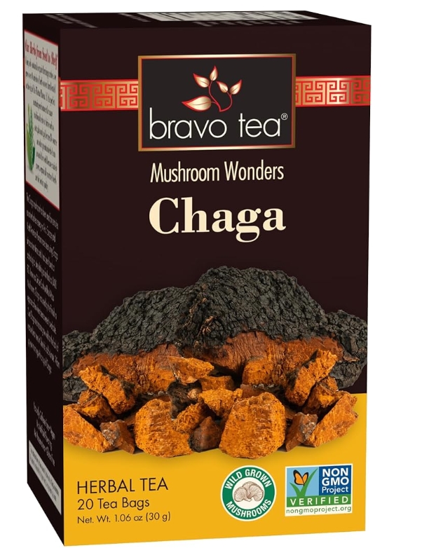 Bravo Tea Mushroom Wonders Chaga Tea 20 bag
