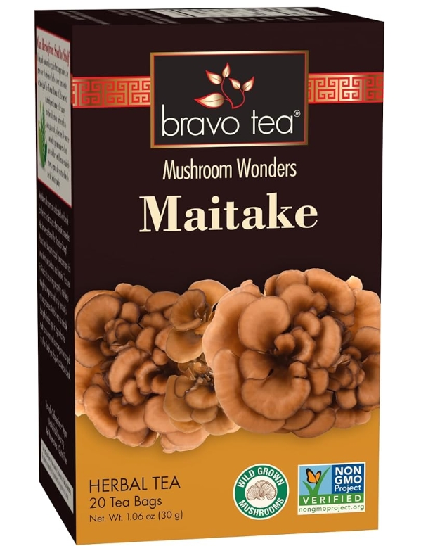 Bravo Tea Mushroom Wonders Maitake Tea 20 bag
