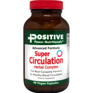 Positive Power Nutrition Advanced Formula Super Circulation Herbal Complex - 90 vegan capsules