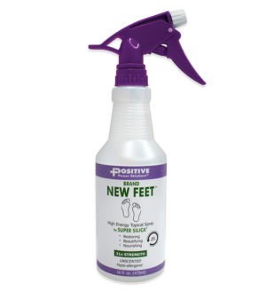 Positive Power Nutrition Brand New Feet 16 fl oz Super Silica formula sprayer (boxes of 4 bottles)