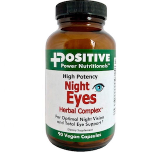 Positive Power Nutrition High Potency Night Eyes Herbal Complex - 90 vegan capsules