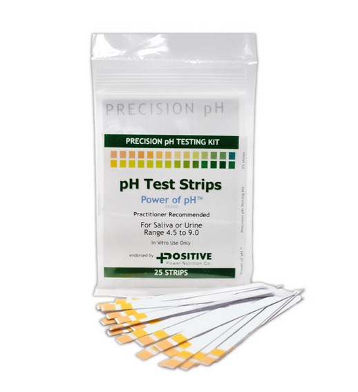 Positive Power Nutrition Precision pH Test Strips - 25 test strip package