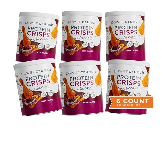 Power Crunch Protein CRISPS, a Potato Style Protein Chip, BBQ Flavor 10g of protein, 1.05 ounces per serving (Pack of 6)     TEMPORARILY UNAVAILABLE
