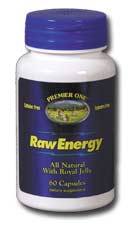Premier One - Raw Energy 500mg 60 Cap