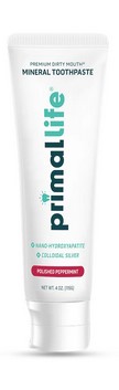 Primal Life Organics Mineral Toothpaste Peppermint 4Oz