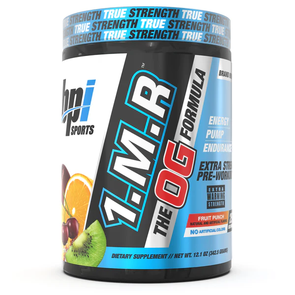 BPI - 1.M.R The OG Formula 12.1 oz Fruit Punch Flavor  25 Servings