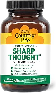 Country Life Sharp Thought 60 Caps