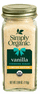 Simply Organic Vanilla Finishing Sugar 3.88 oz