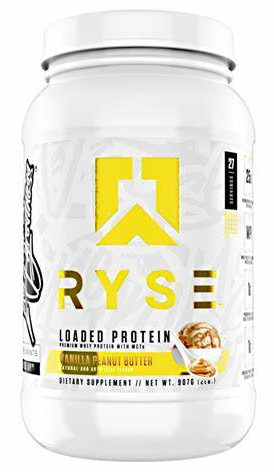 Ryse Loaded Protein Vanilla Peanut Butter Flavor 2LB  27 Servings
