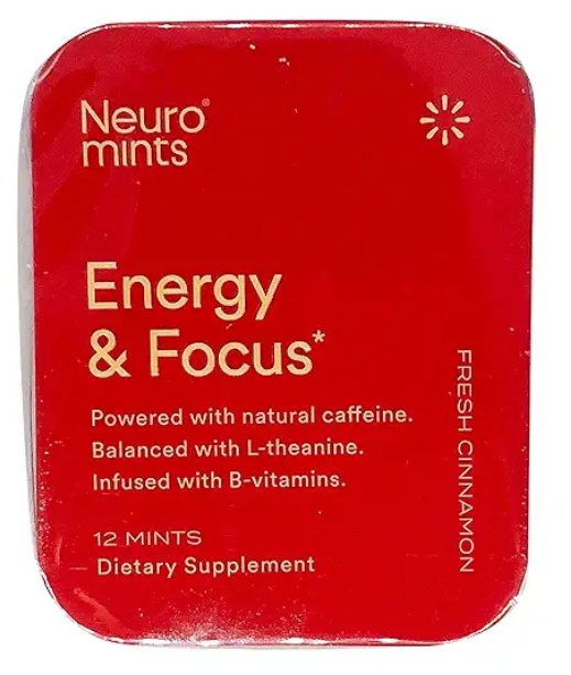Neuro Energy & Focus Mints Fresh Cinnamon Flavor 12 mints