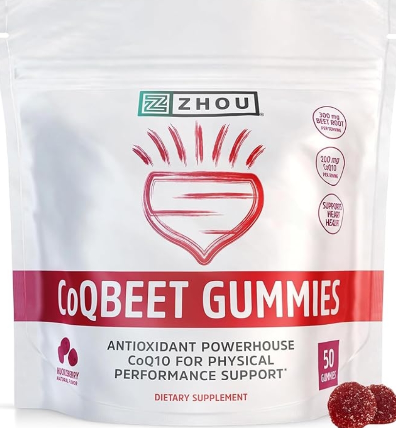 Zhou CoQBeet 50 Gummies Huckleberry Flavor