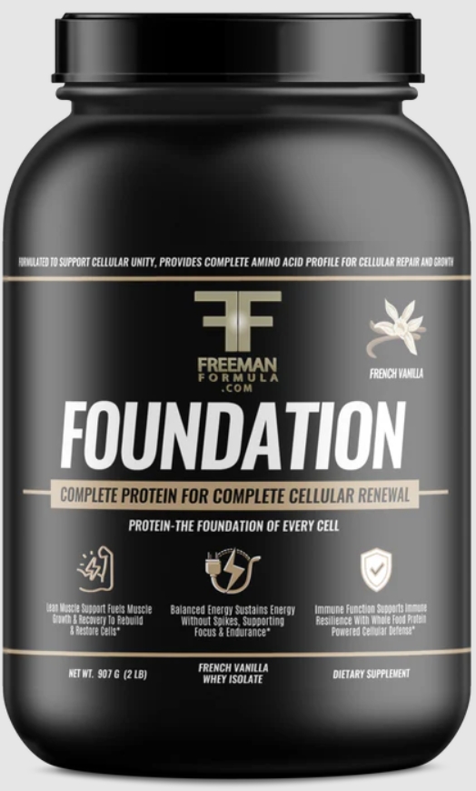 Freeman Formula Foundation Complete Protein 2 lb French Vanilla Flavor 31 Servings