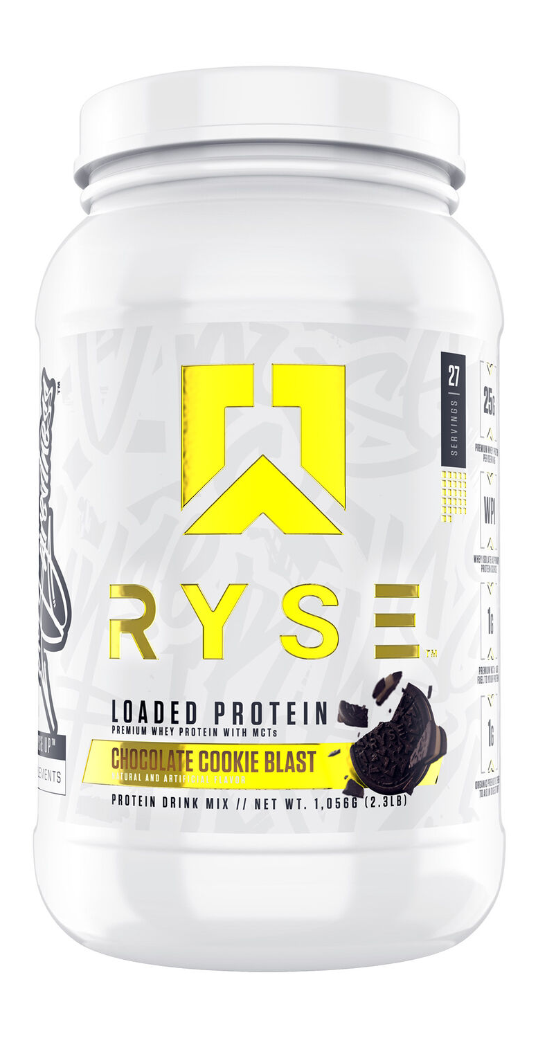 Ryse Loaded Protein Chocolate Cookie Blast Flavor 2LB  27 Servings