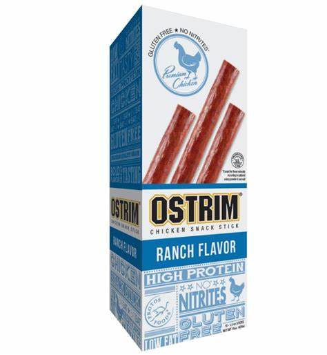 Ostrim Chicken Snack Stick Ranch Flavor 1.5 oz. 10/pc