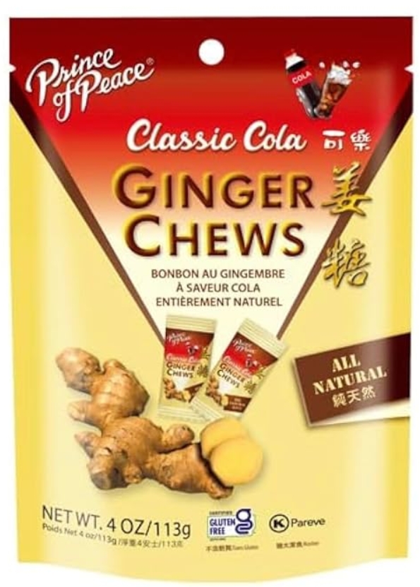 Prince of Peace Ginger Chews Classic Cola 4 oz