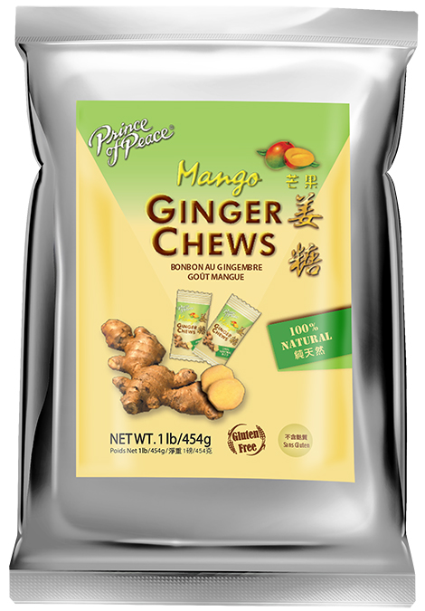 Prince of Peace Ginger Chews Mango Bulk 1 lb