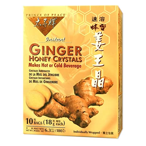 Prince of Peace Ginger Honey Crystals 10 bag