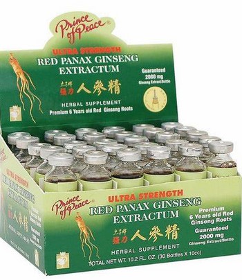 Prince of Peace Red Panax Ginseng Counter Dis 30 pc