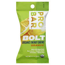 Pro Bar Bolt,Og2,Engy Chw,Orange 12 2.1 OZ