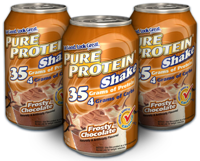Pure Protein Shakes Frosty Chocolate 11 oz. / 24 Cans-OUT OF STOCK