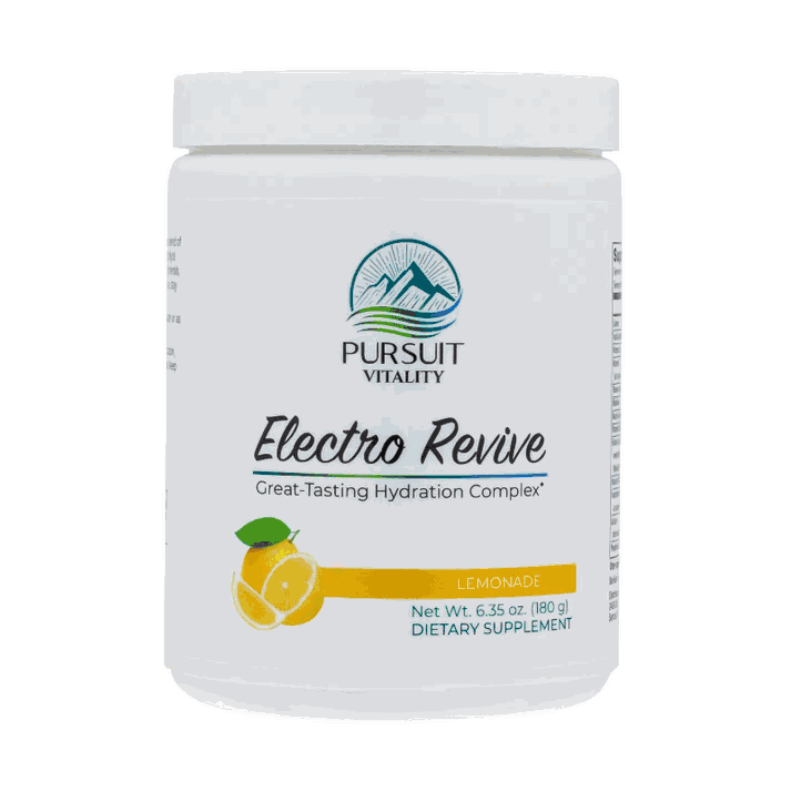 Pursuit Vitality - Electro Revive Hydration Complex 6.35 oz  Lemonade Flavor 30Servings