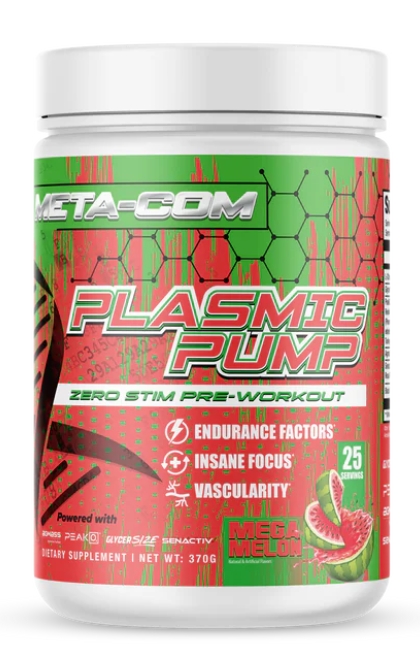 META-COM SUPPLEMENTS Plasmic Pump 25 Servings 370g Mega Melon