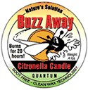 Quantum - Buzz Away Citronella Candle Repellent 4.3 oz
