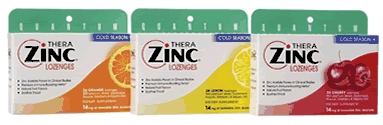 Quantum - Cold Season+ TheraZinc Lozenges Orange 24 loz TEMPORARELY UNAVAILABLE