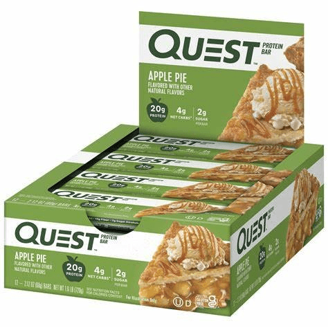 Quest Bar Apple Pie 12 Bars