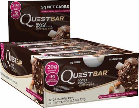 Quest Bar Rocky Road 12 Bars TEMPORARELY UNAVAILABLE