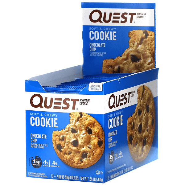 Quest Protein Cookie 12/2.08 Choc chip