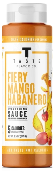 Taste Flavor 5 Calories 9.5 oz Fiery Mango Habanero Flavor 18 Servings