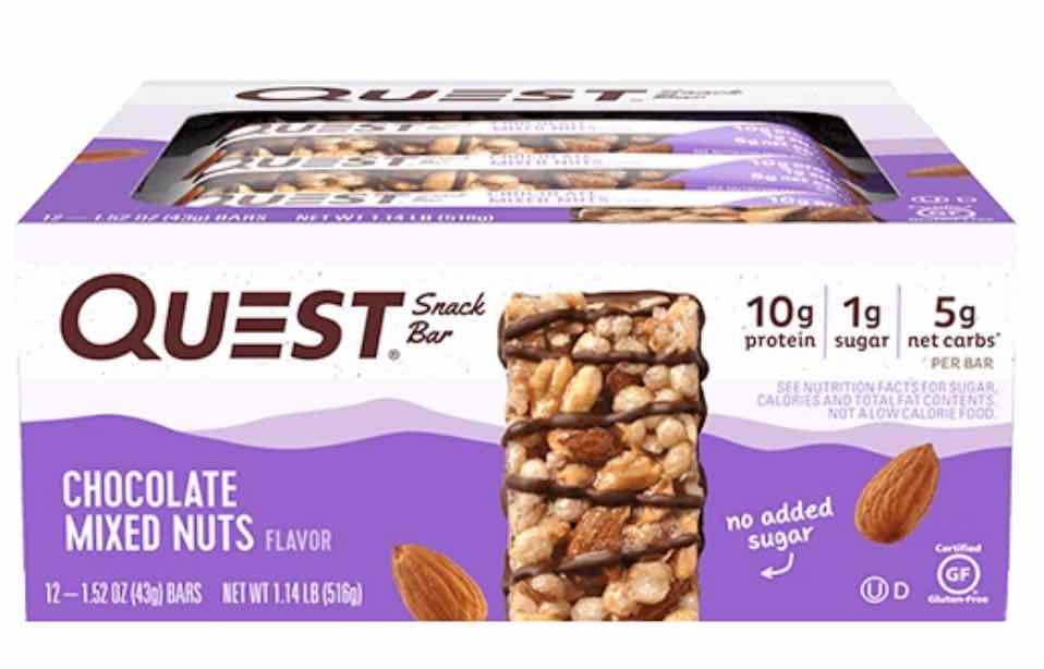 Quest Snack Chocolate Mixed Nuts 12/Box      TEMPORARILY UNAVAILABLE
