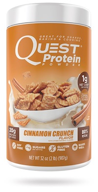 Quest Protein Powder Cinnamon Crunch 32 servings (2 lb) TEMPORARELY UNAVAILABLE
