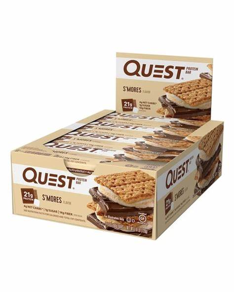 Quest Bar S'mores 12 Bars 