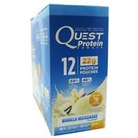 Quest Nutrition - Protein Powder Pouches Vanilla Milkshake 12 Pouches