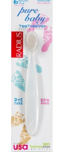 Radius Pure Baby Ultra Soft Toothbrush 1 unit