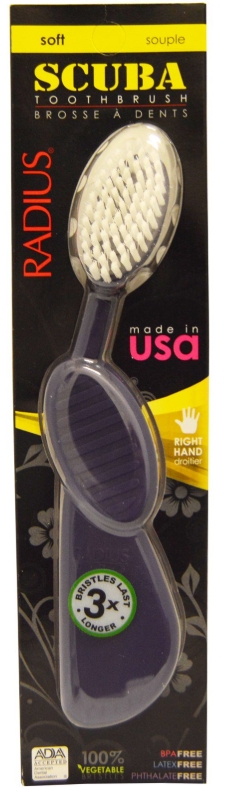 Radius Scuba Right Hand Toothbrush 1 unit