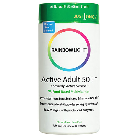 Rainbow Light Active Adult 50+ Multivitamin W/CoQ10 90 Tab-UNAVAILABLE