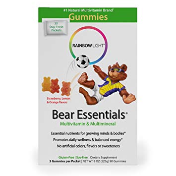 Rainbow Light Bear Essentials Multivitamin & Mineral 30 pk Box  TEMPORARELY UNAVAILABLE