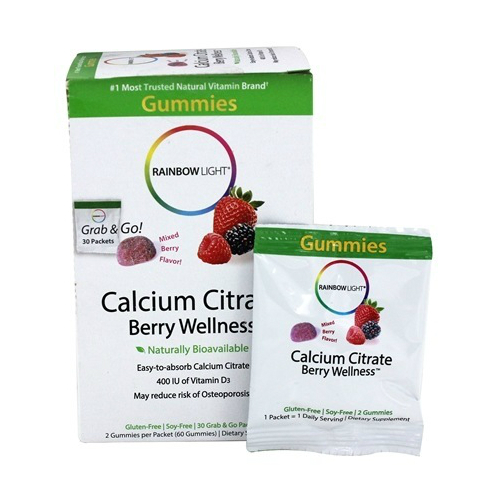 Rainbow Light Calcium Citrate Berry Wellness 30 pk box-OUT OF STOCK