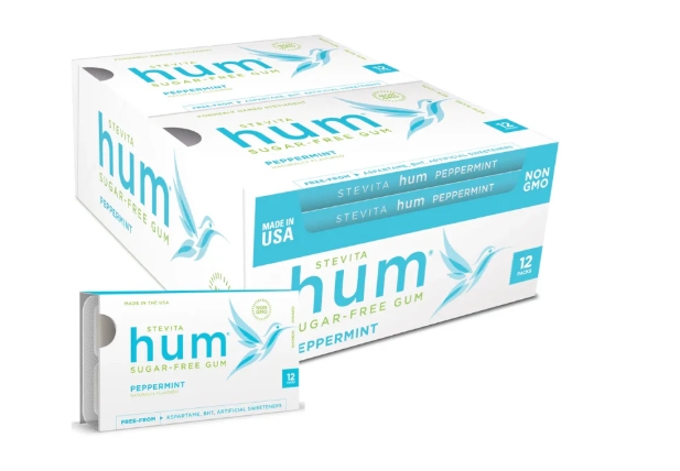 Stevita Stevita Hum SugarFree Gum Peppermint 12 / 12 ct