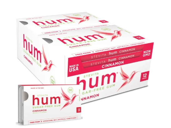 Stevita Stevita Hum SugarFree Gum Cinnamon 12 / 12 ct