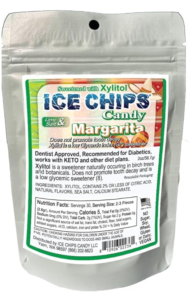 Ice Chips Candy Margarita 2/oz Packet *NEW PKG**