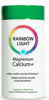 Rainbow Light Magnesium Calcium + 180 Tab-OUT OF STOCK