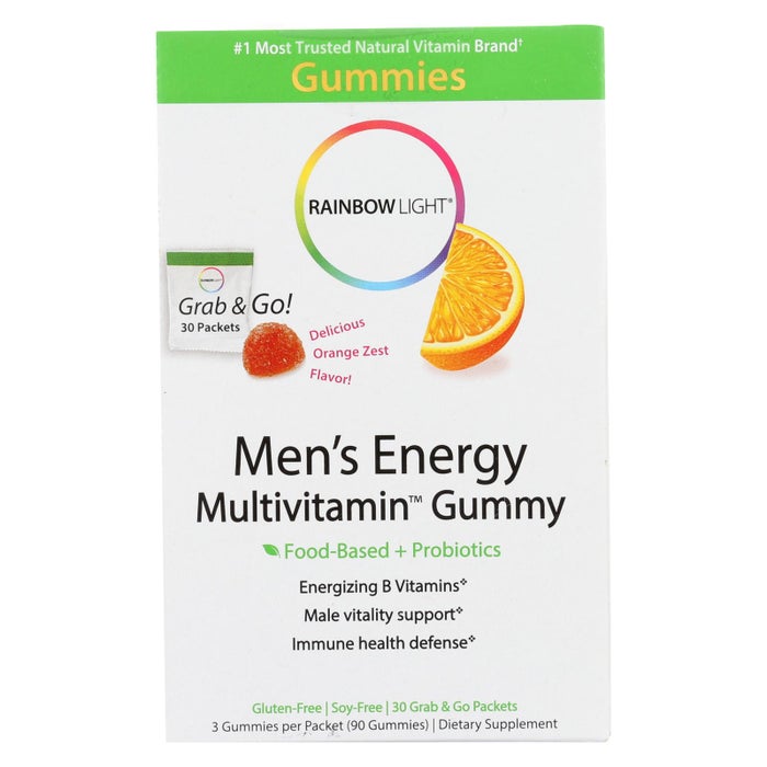 Rainbow Light Men's Energy Multivitamin Gummy 30 pk box-UNAVAILABLE