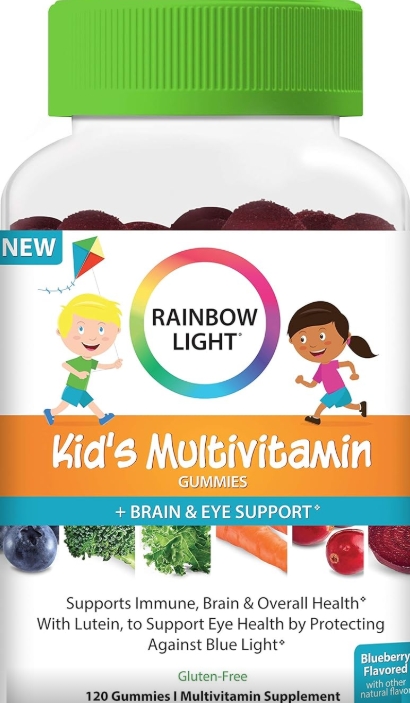 Rainbow Light New Kids Multivitamin Gummies with Digestion Support 120 Gummy-OUT OF STOCK