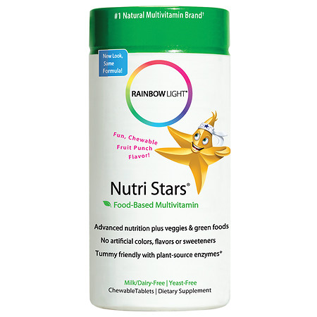 Rainbow Light Nutristars Chewable Multivitamin 120 ct     TEMPORARILY UNAVAILABLE
