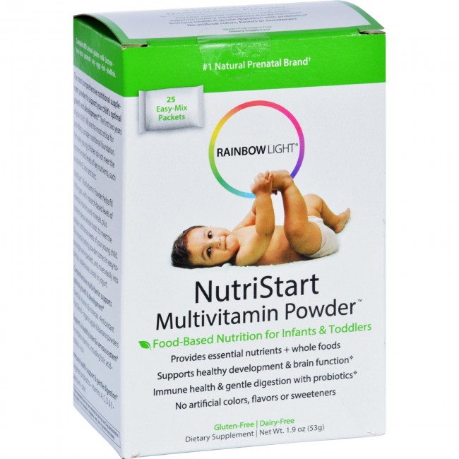 Rainbow Light NutriStart Multivitamin Powder 25 pk Box-OUT OF STOCK